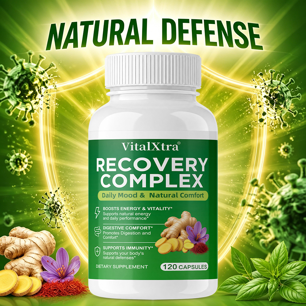 Health Wellness Vitamins - Capsule di Mio-Inositolo con Zafferano, Zenzero,
