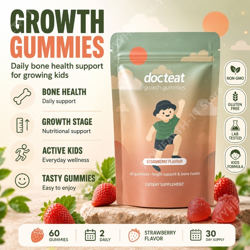 Health Wellness Vitamins - Gommose di Calcio per Bambini con