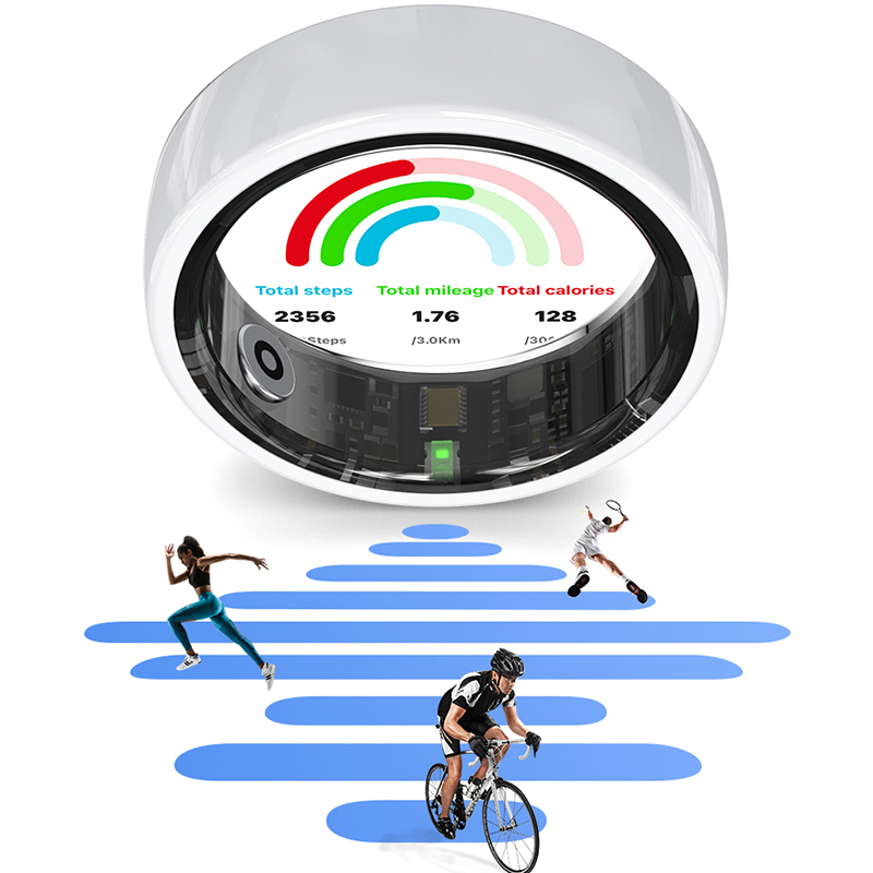 Women'S Health & Wellness Center - Anello intelligente R12 con custodia di