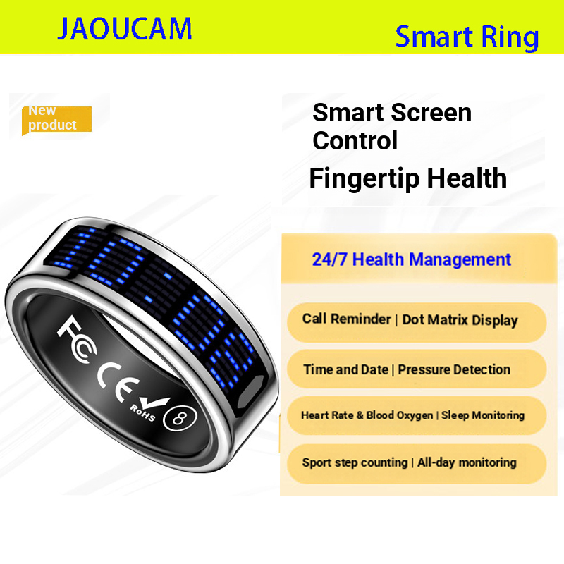 Women'S Health & Wellness Center - Anello Smart 2026 con Chiamata, Notifiche,