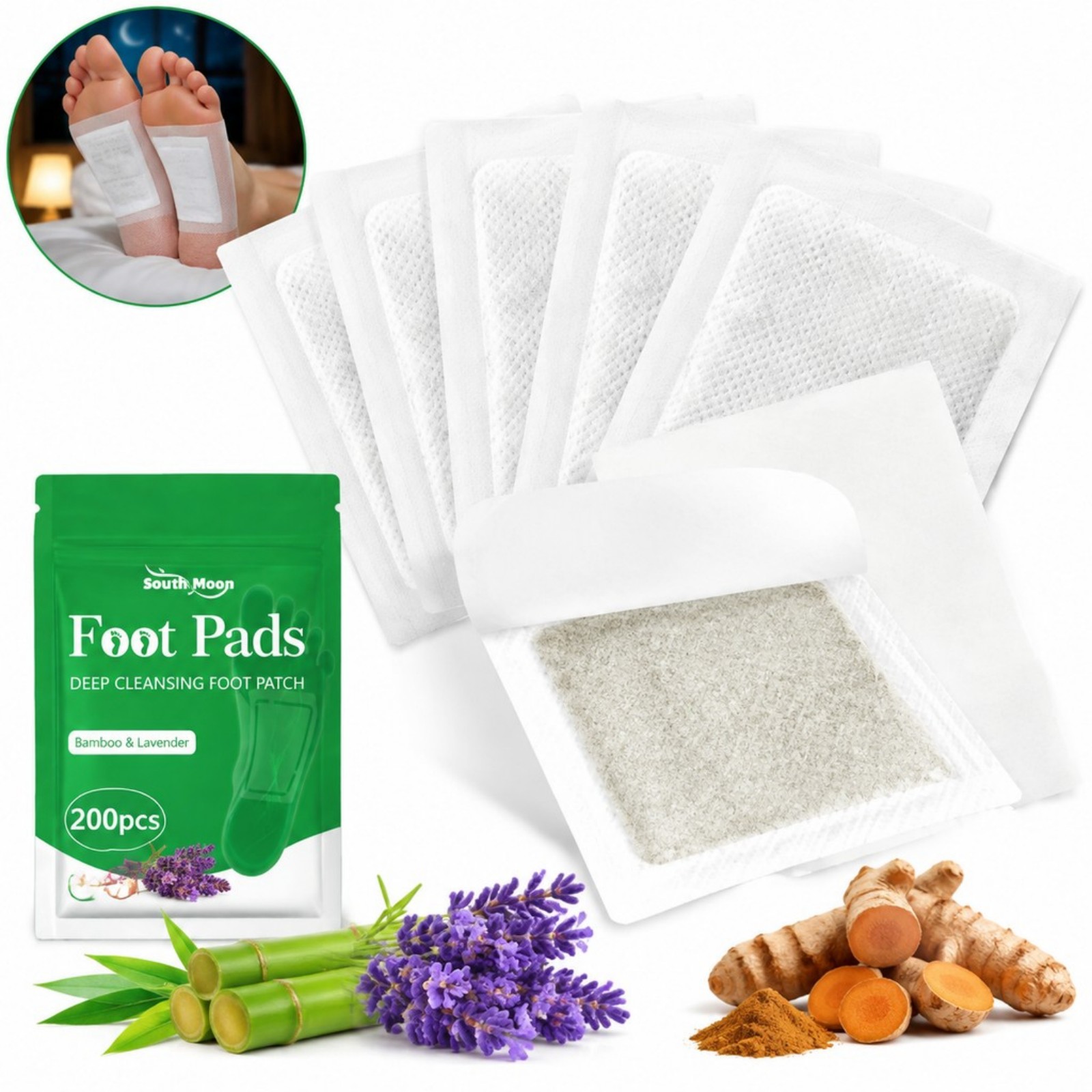 Detox Foot Patch - 12/36/60/120 pezzi di cerotti per la