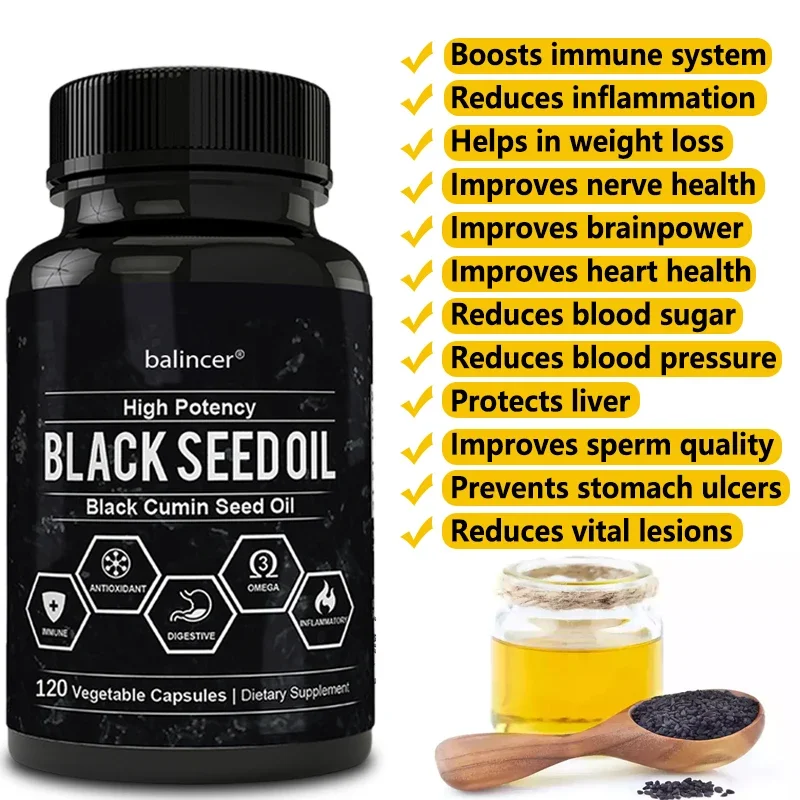 Olio di semi di cumino nero-su - Health Wellness Vitamins recensione e prezzo