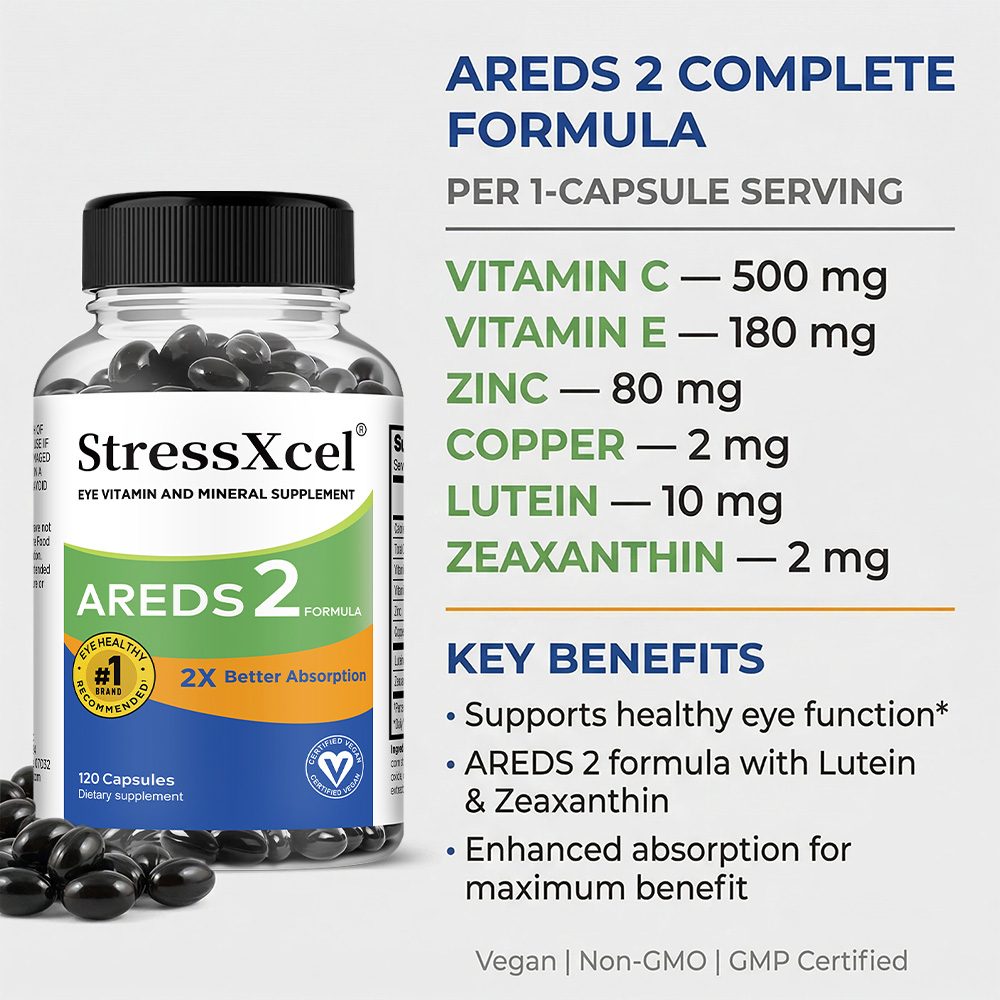 AREDS 2 Capsule per gli occhi, - Health Wellness Vitamins recensione e prezzo