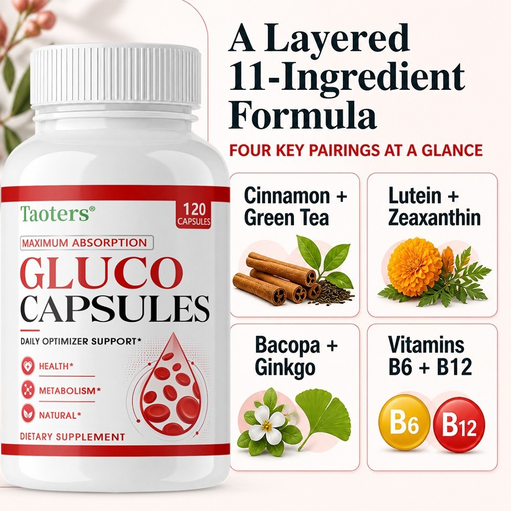 Capsule Gluco – Massimizza l'a - Health Wellness Vitamins recensione e prezzo
