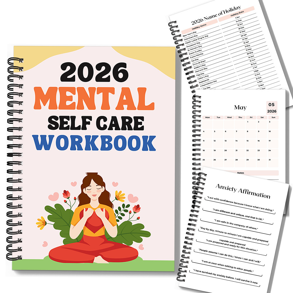 1PC 2026 Mindful Mental Self-C - Health Wellness Journal recensione e prezzo